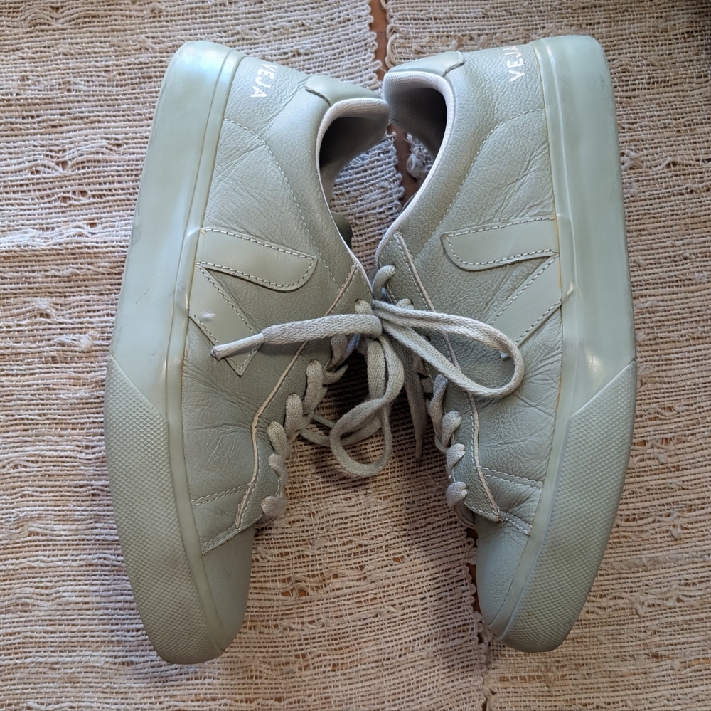 Veja • Campo Chromefree Leather Sneaker in Full Clay